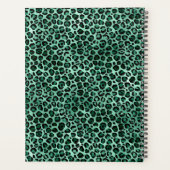 エメラルド&金ゴールドサファリシリーズデザイン9 プランナー手帳 (裏面)