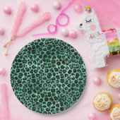 エメラルド&金ゴールドサファリシリーズデザイン9 ペーパープレート (パーティー)