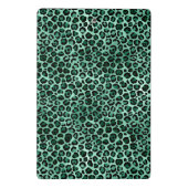 エメラルド&金ゴールドサファリシリーズデザイン9 ミニクリップボード (裏面)