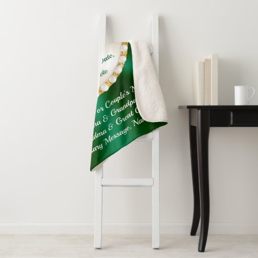 エメラ結婚ルドの記念贈り物 シェルパブランケット (インサイチュ)