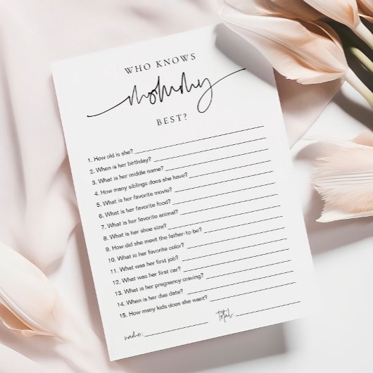 エメリお洒落ー誰がママを知っ最高のている?ゲームカード アドバイスカード