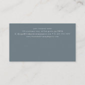 エメリアシンプルボホ海軍ビジネス報酬10パンチ ロイヤリティカード (裏面)