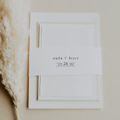 エメリアボホミニマルユニークリストニュートラ結婚ンス 招待状ベリーバンド