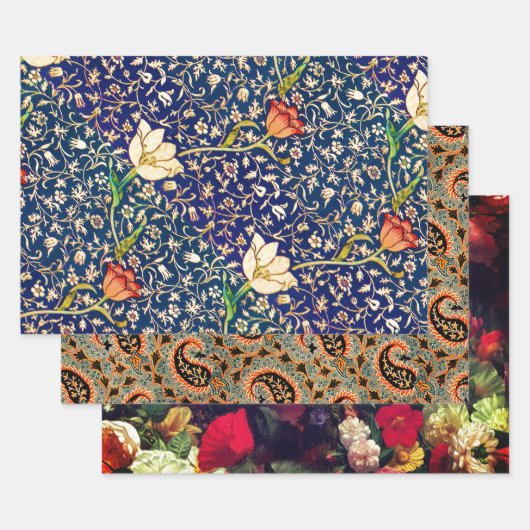 エメリア、ソフィア、フルース ラッピングペーパーシート (セット)