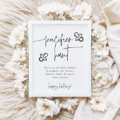 エメリーおしゃぶり狩りベビーシャワーゲーム ポスター