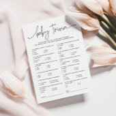 エメリーお洒落ベビートリビア赤ちゃんシャワーゲームカード アドバイスカード