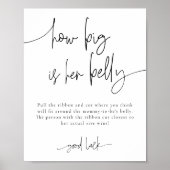 エメリーどのように彼女の腹の赤ちゃんシャワーゲーム大きい ポスター (正面)