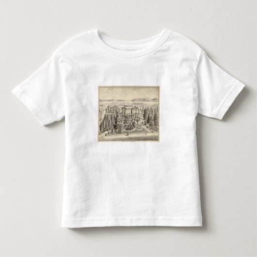 エメリーの住宅、オークランド、アラメダCo トドラーTシャツ (正面)