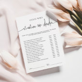 エメリーウィムシママまたはダダベビーシャワーゲームカード アドバイスカード