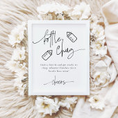 エメリーボトルチュグビールベビーシャワーゲーム ポスター