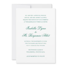 エメ伝統的ラルドグリーンフォーマルエレガントな結婚式