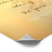 エメ感動的ルソン引用文自然 ポスター (角)