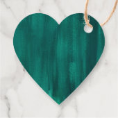 エメ感謝していロルドグリーン抽象芸術結婚式の引き出物 フェイバータグ (裏面)