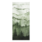 エメ素朴ラルドマウンテン結婚ランドスケープ ラックカード (裏面)