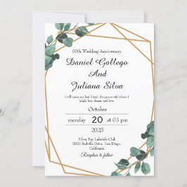 エメ鮮やかラルド結婚グリーンリー記念日 招待状