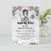 エモゴシックカワイガール誕生日 招待状 (スタンド正面)