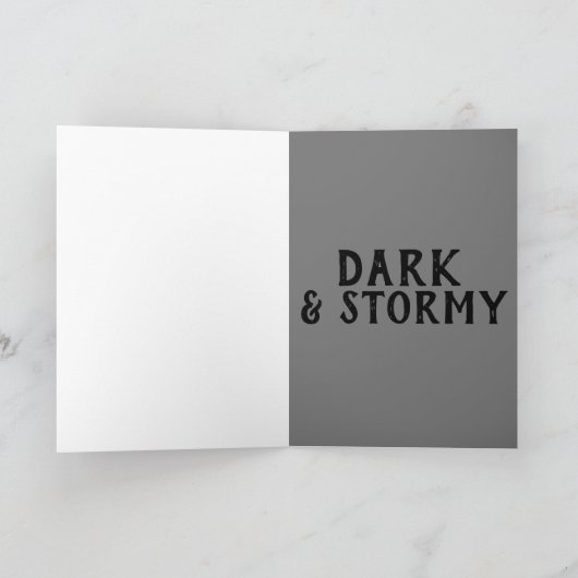 エモゴシックガール ねじれた誕生日カード カード (内部)