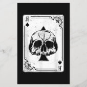 エモゴシック&パンクエーススペードトランプのポーカーゲーム チラシ (正面)