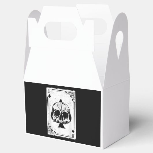 エモゴシック&パンクエーススペードトランプのポーカーゲーム フェイバーボックス (オープン)