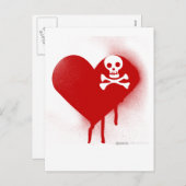 エモスカルハートアンチヴァレンティーンズデイ – ロックグランジ シーズンポストカード (正面/裏面)