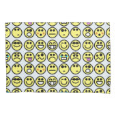 エモチコン幸せ顔枕まくらケース 枕カバー (正面)