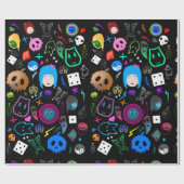 エモハロウィーンパターン ラッピングペーパー (フラット)