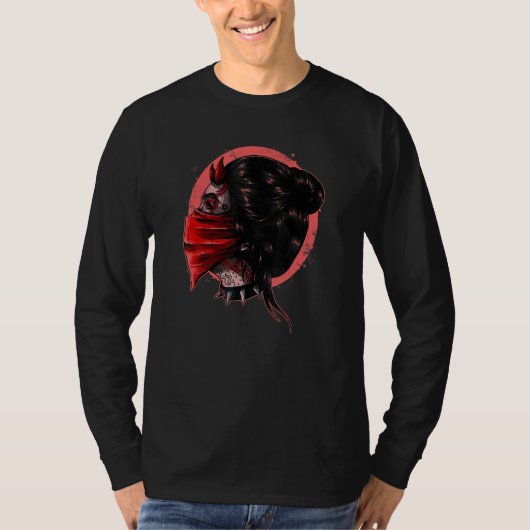 エモパンクデモニックガール Tシャツ (正面)