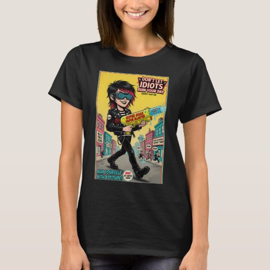 エモパンク レトロ Tシャツ (正面)