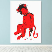 エモモンキーインク キャンバスプリント (インサイチュ (ウッドフロア))