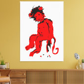 エモモンキーインク キャンバスプリント (インサイチュ (リビング))