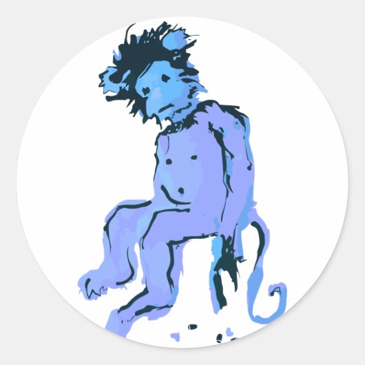 エモモンキーインク ラウンドシール (正面)