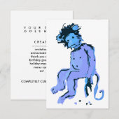 エモモンキーインク 招待状 (正面/裏面)