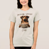 エモーショナルサポートコーヒーかわいいメンタルヘルス トライブレンドＴシャツ (正面)