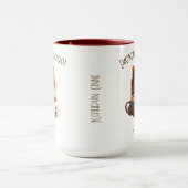 エモーショナルサポートコーヒーキュート子猫ラテ マグカップ (中央)