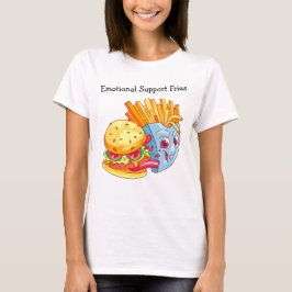 エモーショナルサポートフライTシャツ – 楽しいフードギークラ Tシャツ