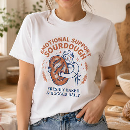 エモーショナルサポート サワードウ 面白いパン職人 Tシャツ