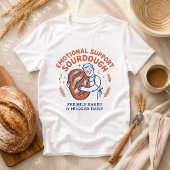 エモーショナルサポート サワードウ 面白いパン職人 Tシャツ