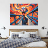 エモーショナル・アート・キャンバス、ウォール・デコール、ホーム・ギャラリー キャンバスプリント (インサイチュ (寝室))