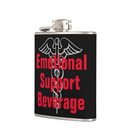 エモーショナル・サポート飲料おもしろい – リキュール・フラスコ フラスク (左)