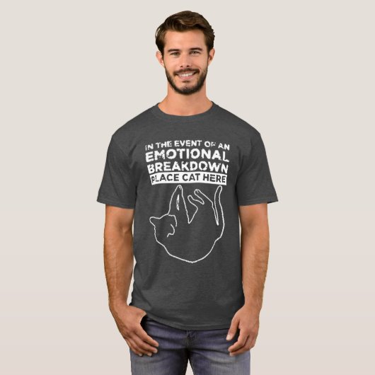 エモーショナル・ブレークダウンのプレイスキャットはこちらTシャツ Tシャツ (正面フル)