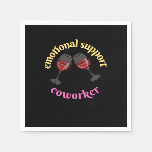 エモーショ救済ン同僚 – 大切クラシック スタンダードカクテルナプキン (正面)