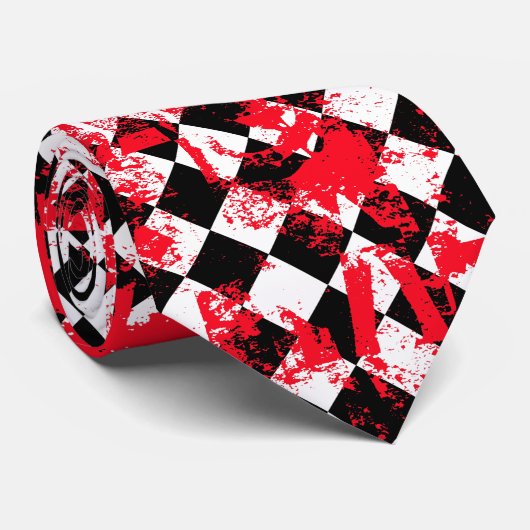 エモ絵を描(ばちゃばちゃ)跳ねる ネクタイ (ロール)