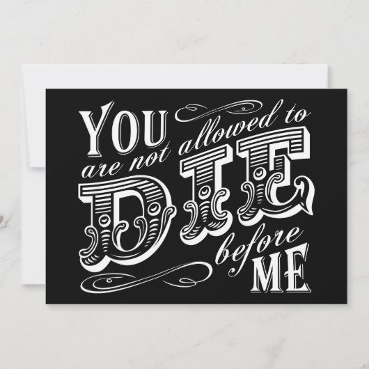 エモ記念日パーティの招待状 招待状 (正面)