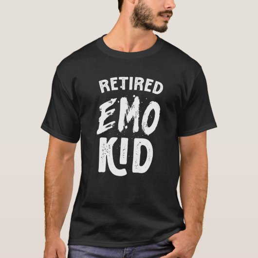 エモ退職したキッドゴシックエモメンウィメンズ Tシャツ (正面)