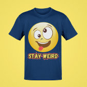 エモ風変わりジビッカラフルクア間抜けートメンズ Tシャツ