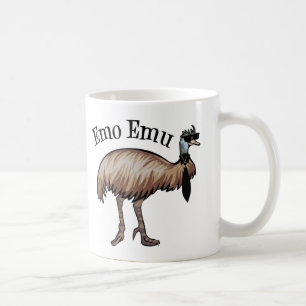 エモ・エミュ・ヒップスおもしろいター コーヒーマグカップ