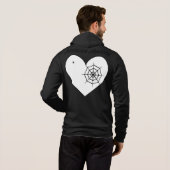 エモ – ゴシック – ロック – アナーキー – Tシャツフード付きスウェットシャツ パーカ (裏面フル)