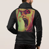 エモ – ゴシック – ロック – アナーキー – Tシャツフード付きスウェットシャツ パーカ (裏面)