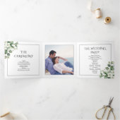 エヤキプタスと白い花結婚のフローラ 三つ折りプログラム (内部)