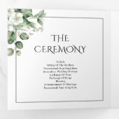 エヤキプタスと白い花結婚のフローラ 三つ折りプログラム (内部最初)